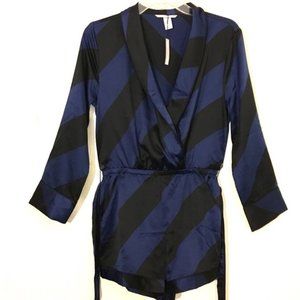 Victoria’s Secret Faux Wrap SATIN ROMPER PJ